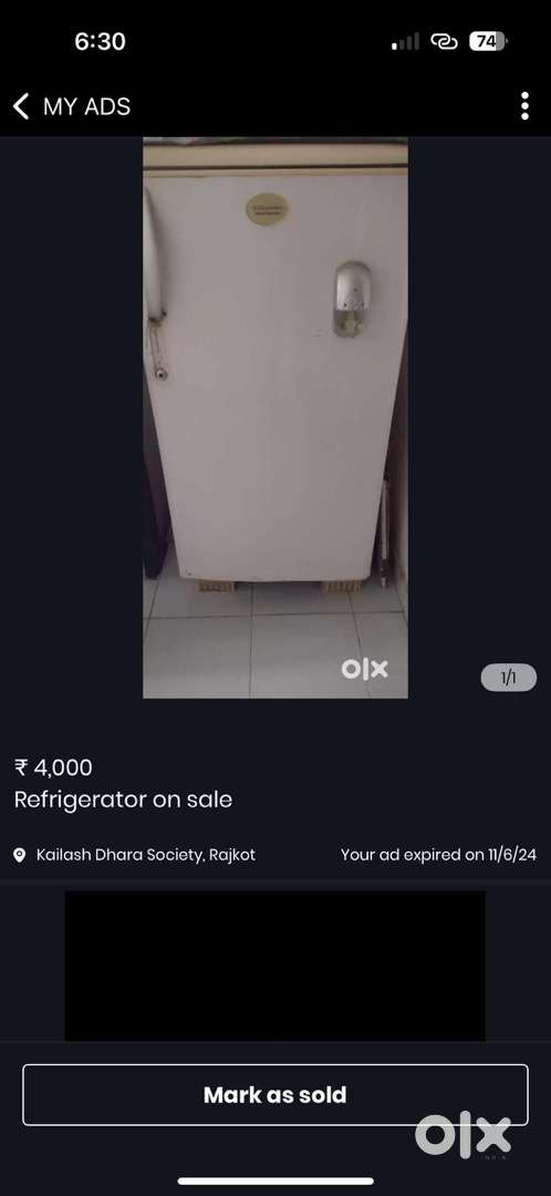 Fridge in an affordable prize