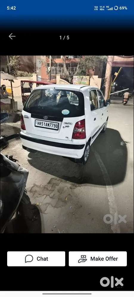 Hyundai Santro Xing 2012 Petrol + Cng Good Condition