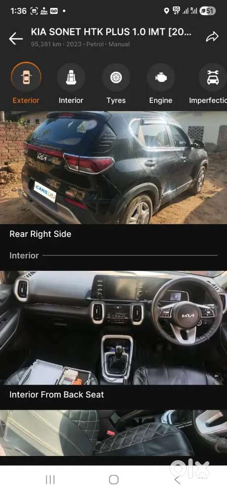 Kia Sonet 2023 Petrol 105000 Km Driven