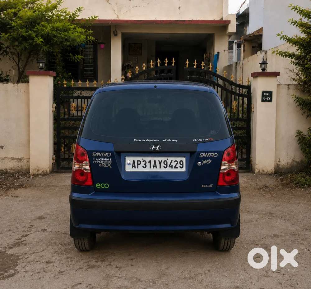 Hyundai Santro Xing Gls 2008 Rc 2029 Lpg And Petrol Repainted Car