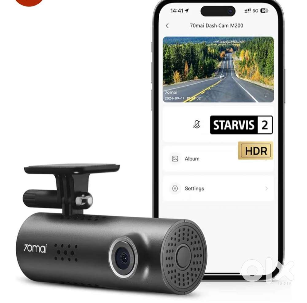 70 mai m200, hdr dash cam, brand new