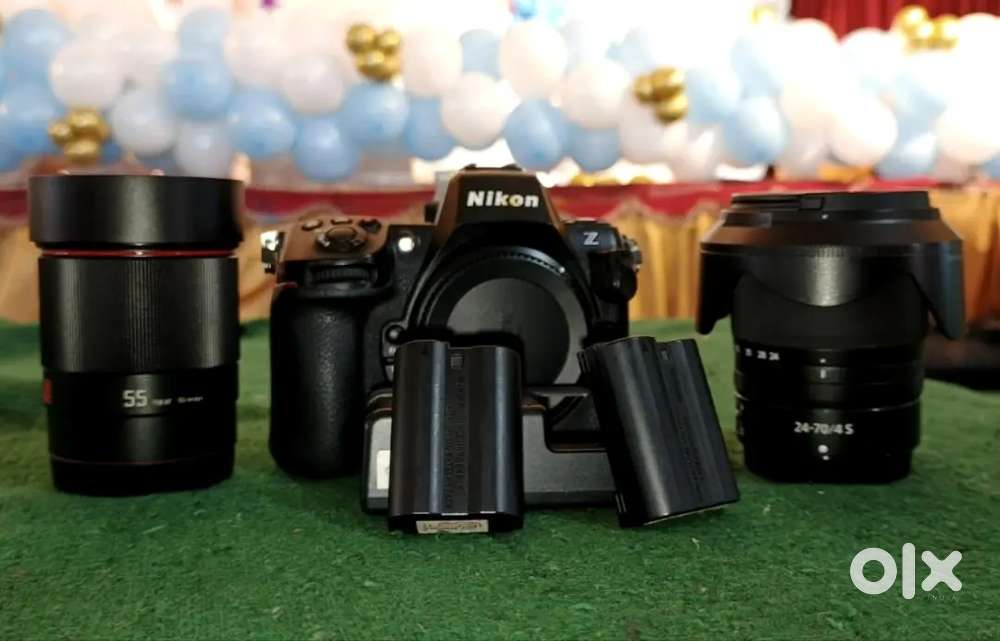 Nikon Z8 camera with 3 lens under 1year warranty bill box showroom