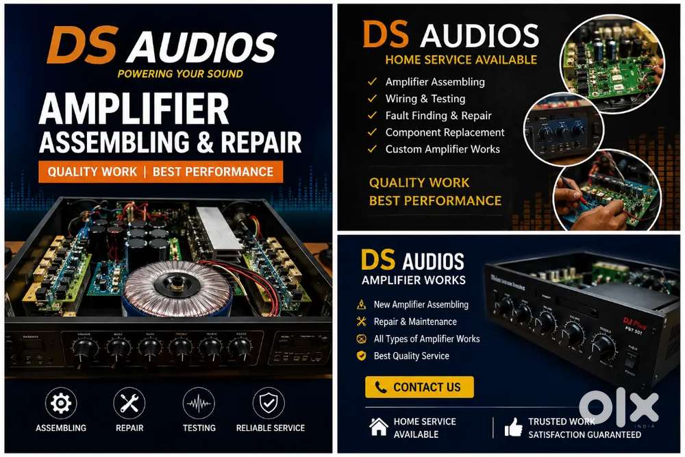 Amplifier Assembling & Repair Work – Home Service