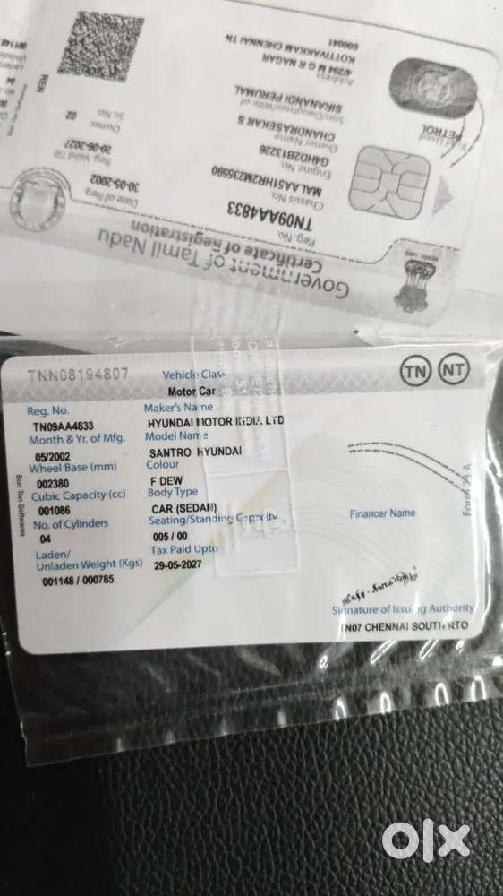 Hyundai Santro 2002 Petrol Good Condition