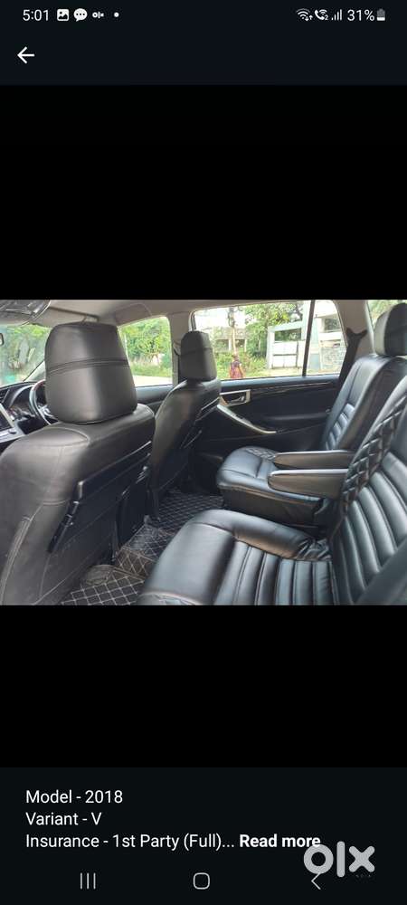 Toyota Innova Crysta 2.4 V, 2018, Diesel