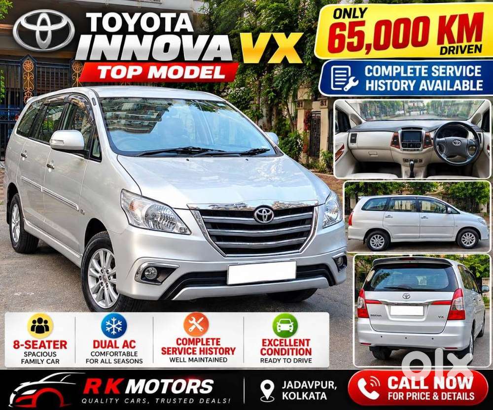 Toyota Innova 2.5 Vx 8 Seater Bs Iv, 2015, Diesel
