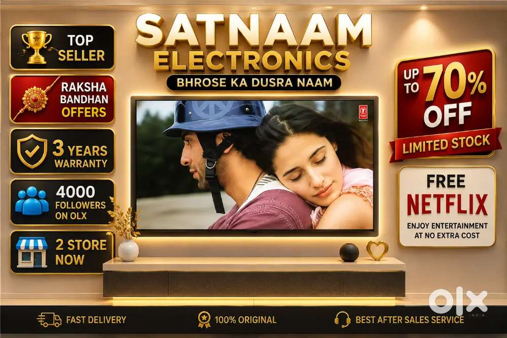 43 Q-LED TV 3 YEARS WARRANTY HDR 10 ZERO DOT TECNOLOGY NEW