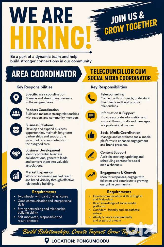 We are Hiring!!