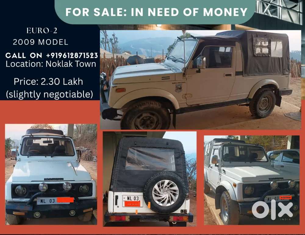 Maruti Suzuki Gypsy 2009 Petrol Good Condition