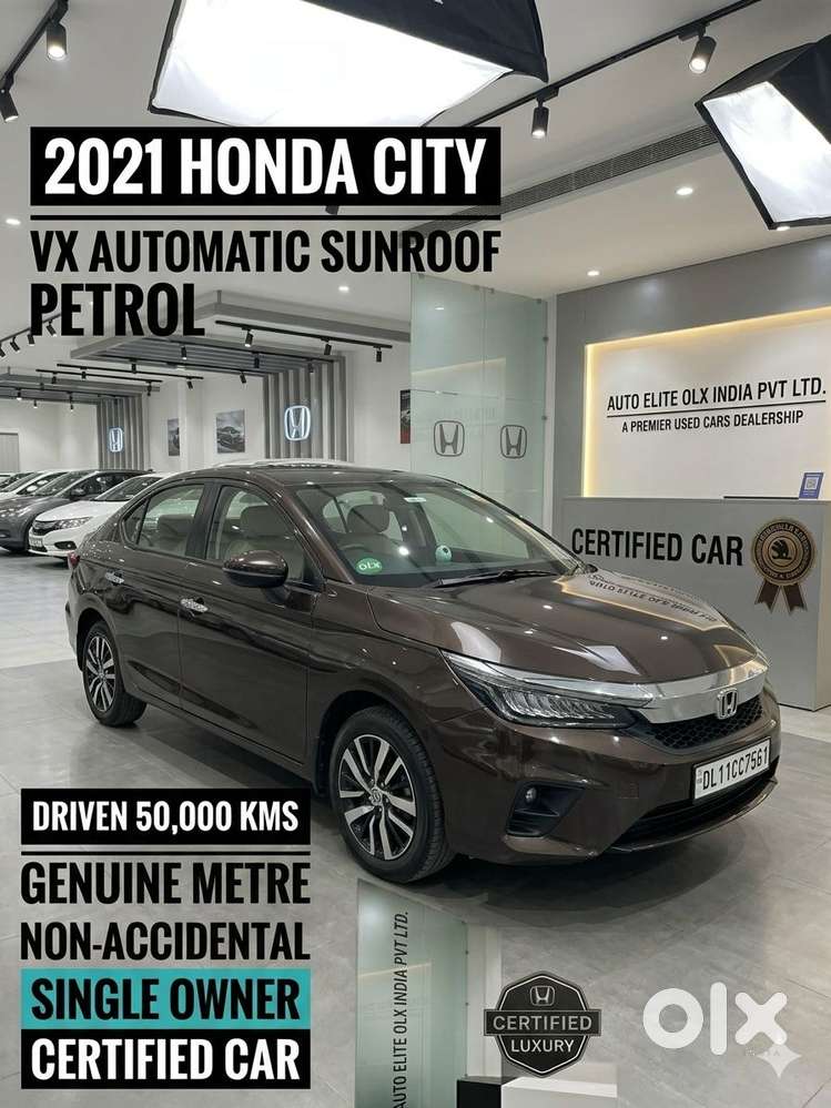 Honda City Vx Petrol Cvt, 2021, Petrol