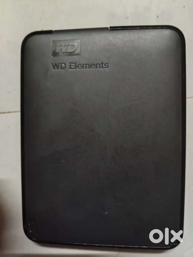 secondhand Western Digital Elements 2TB Portable External Hard Drive