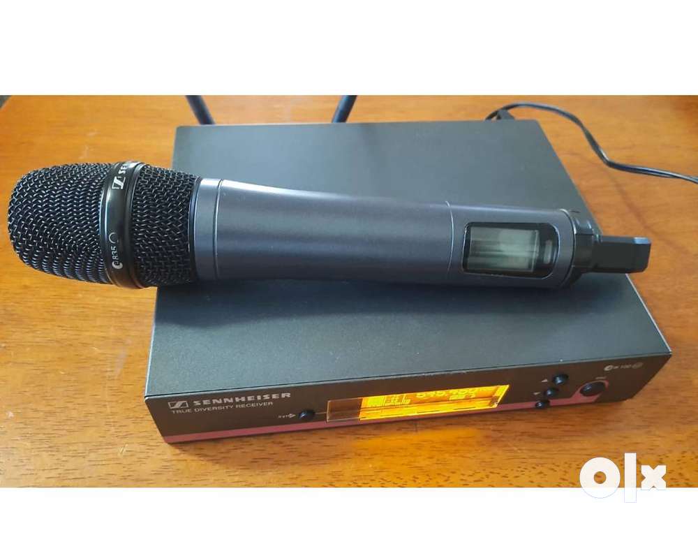 Microphone wireless and receiver sennheiser hand held