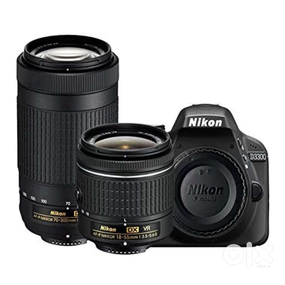 Nikon D3300 DSLR Combo - Mint Condition Dual-Lens Power Pack