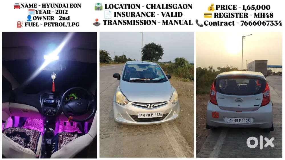 Hyundai Eon 2012 Lpg Good Condition