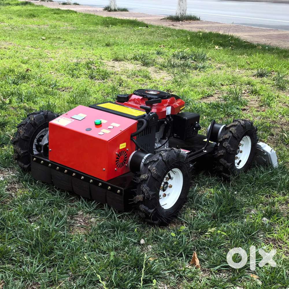 Multifunction Remote Control Wheel Lawn Mower Grass Cutter For Garden