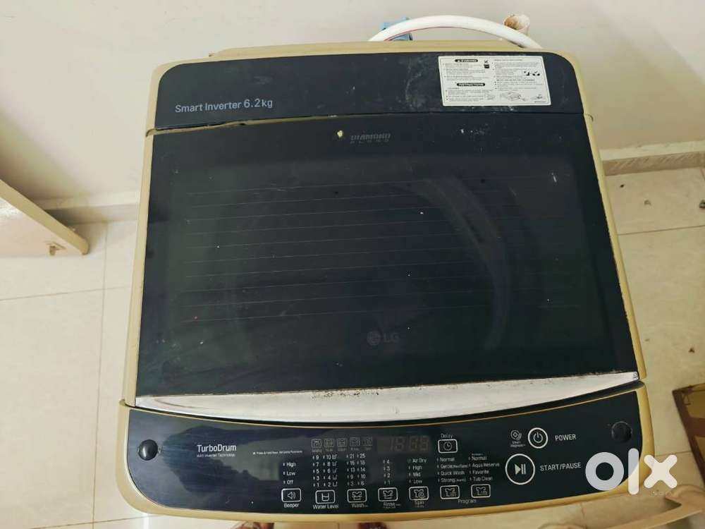 LG washing machine - 6.2 kg smart inverter modeltop load.