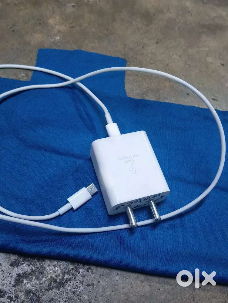 SAMSUNG 25W ORGINAL CHARGER AND CABEL