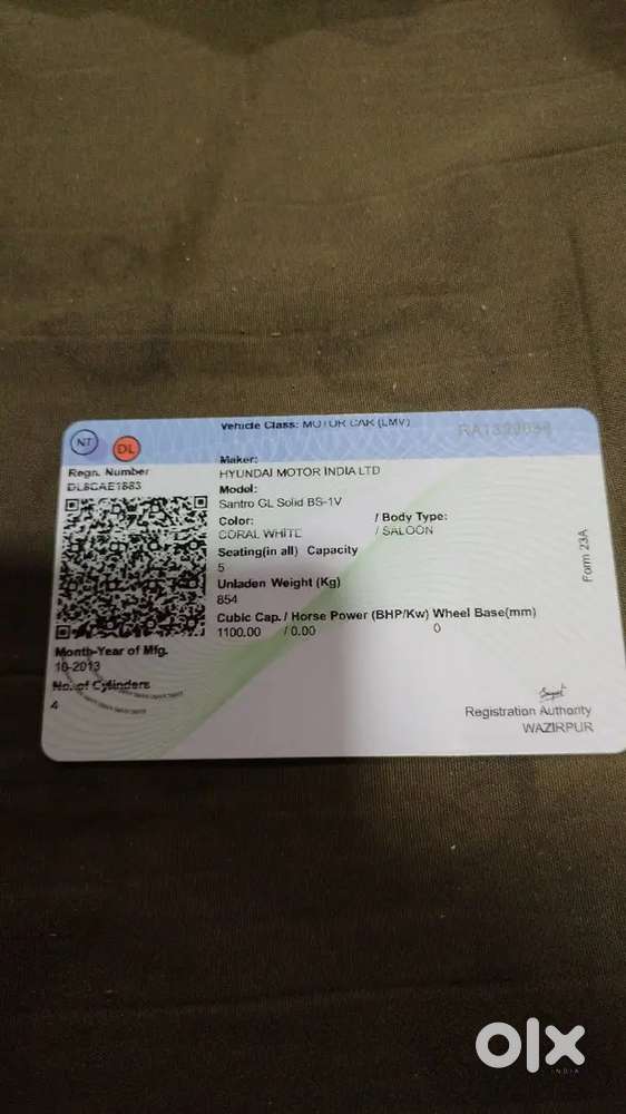 Hyundai Santro Xing Gl 2013 Month 11