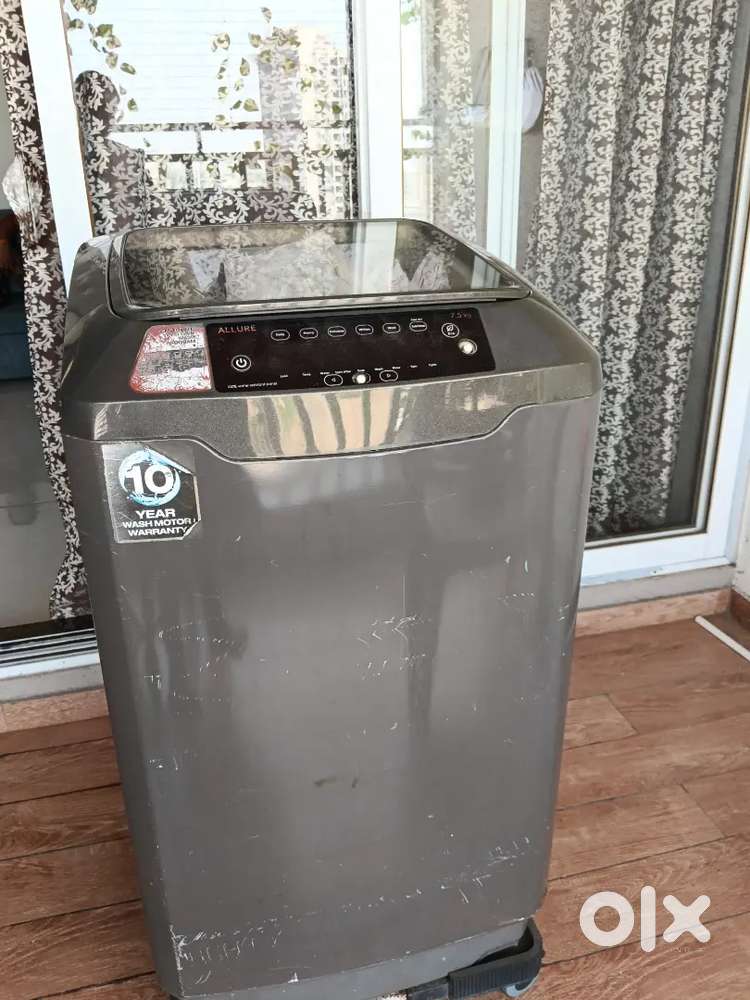 Godrej fully automatic washing machine, 7.5 kg capacity, 100 % water r