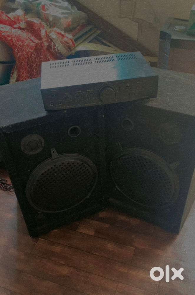 Double transformer amplifier + 2 speakers