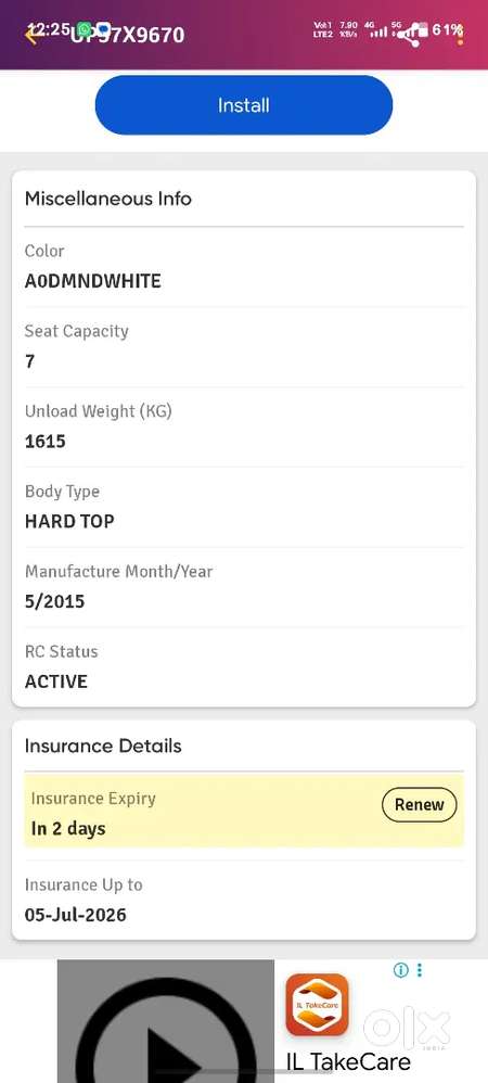 Mahindra Bolero 2015 Diesel Excellent Condition, 2015 Model Slx 7str