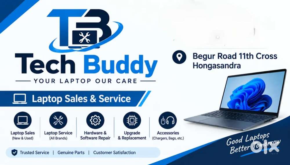 Laptop sales and service available