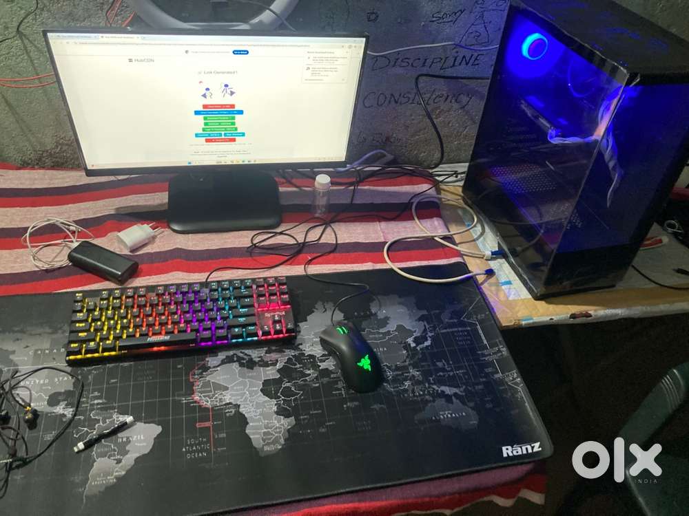 Gaming editing pc i5-14400f / gpu rx 580 8gb / 16 gb ram 8 ki 2 stick