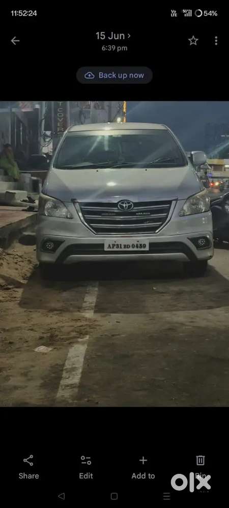 Toyota Innova 2009 Diesel 330 Km
