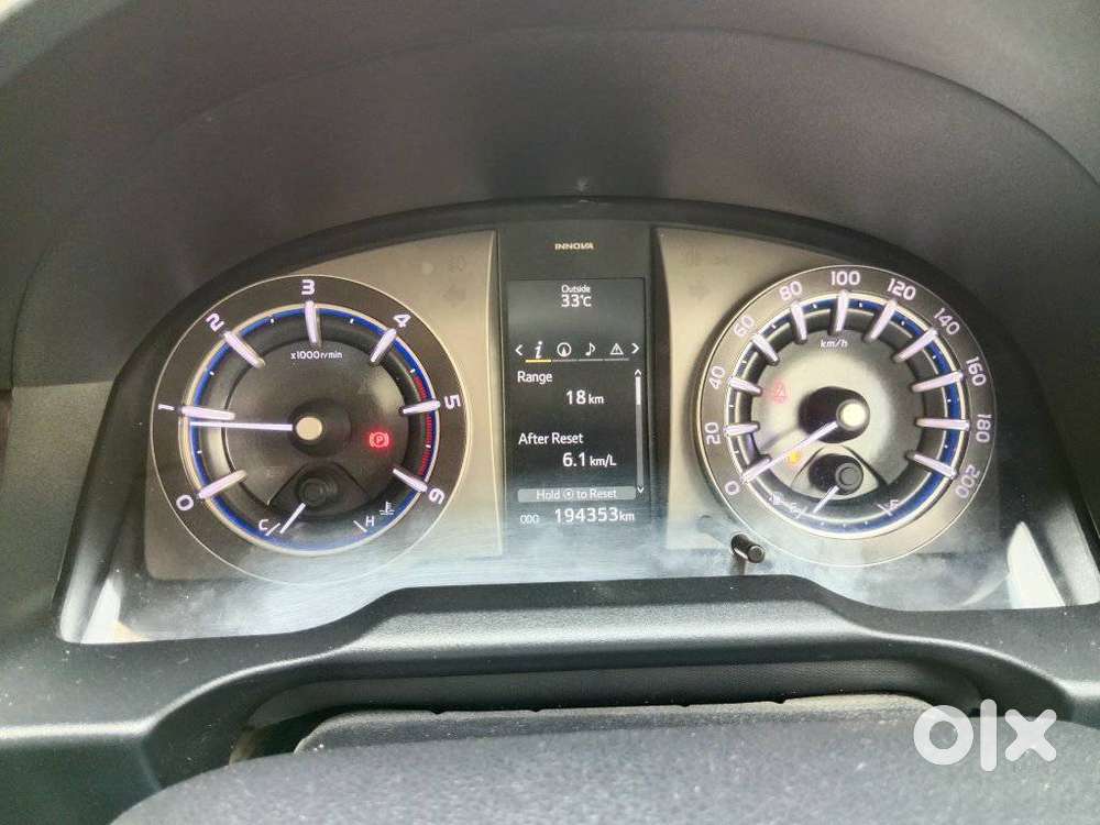 Toyota Innova Crysta Zx 2.4 Diesel 7 Seater, 2019, Diesel