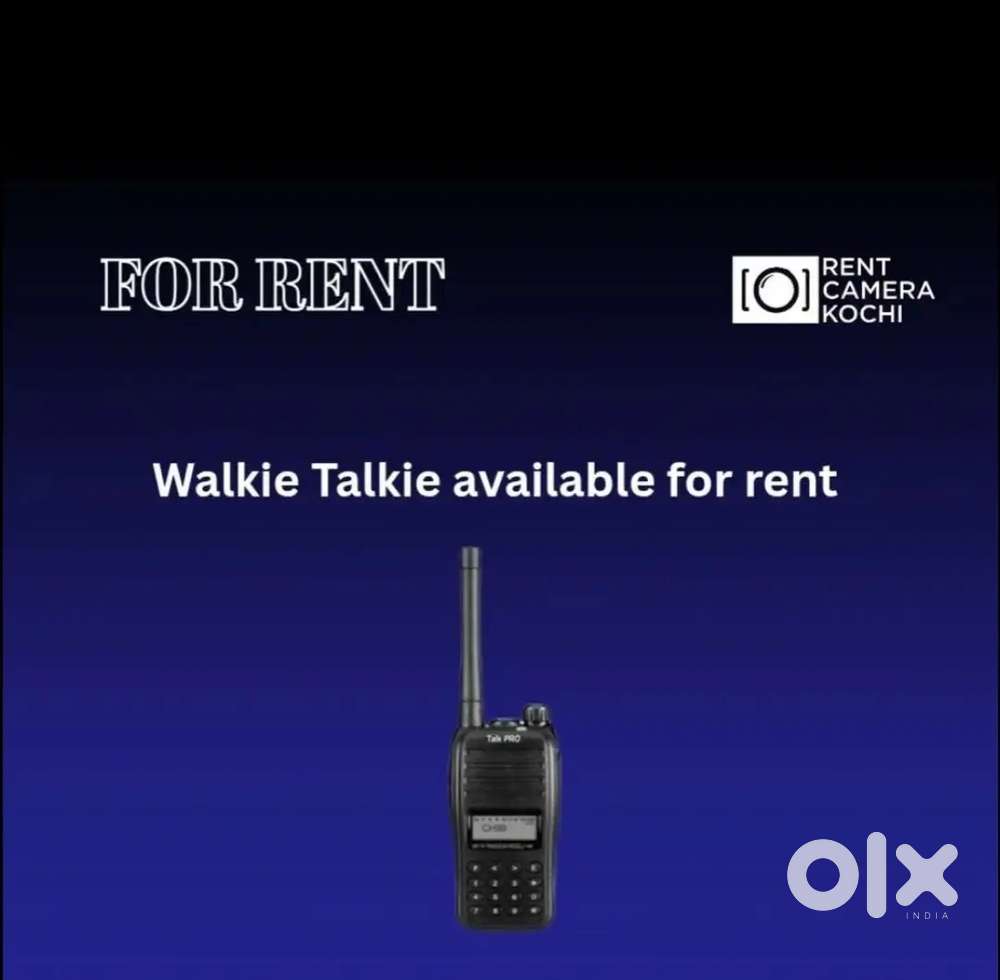 Walkie Talkie available for rent