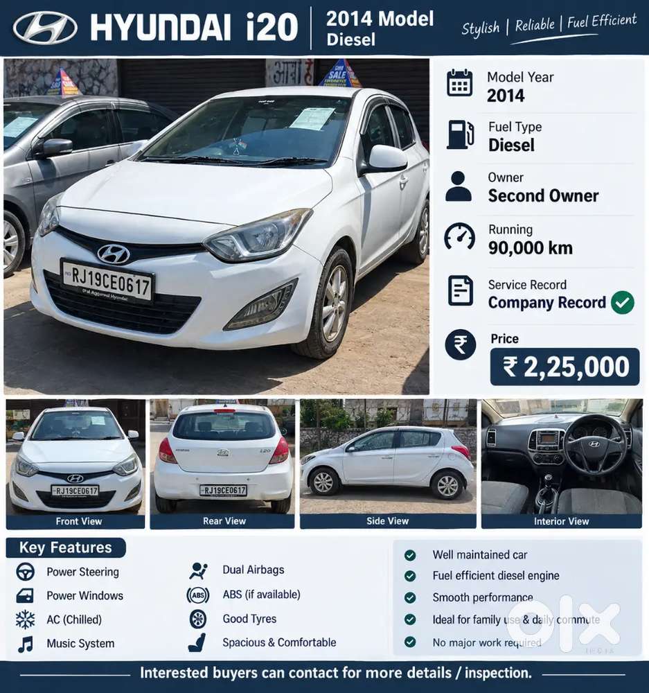 Hyundai I20 Spotz Diesel Manual 2014