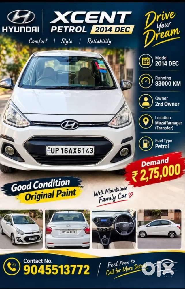 Hyundai Xcent 2014 Model