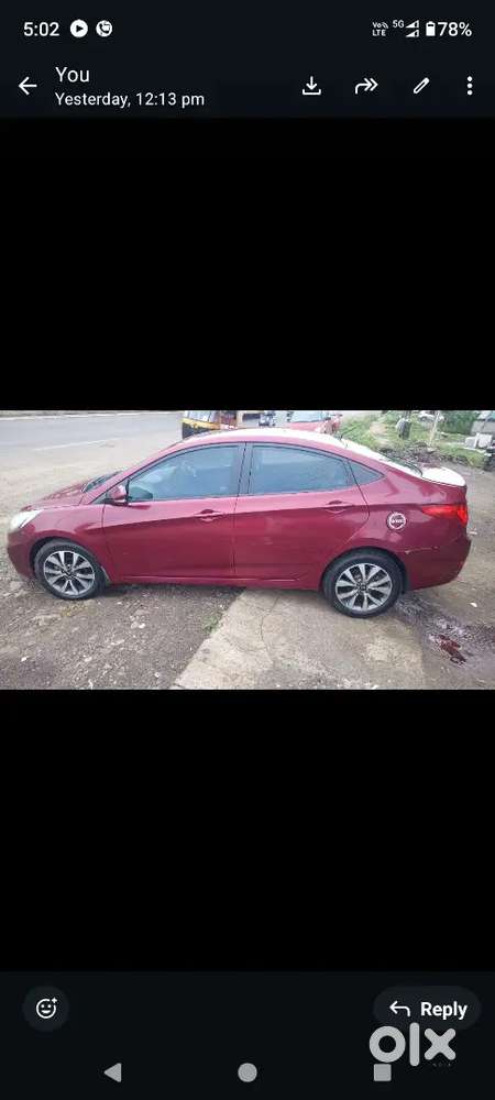 Hyundai New Verna 2014 Diesel 105000 Km Driven