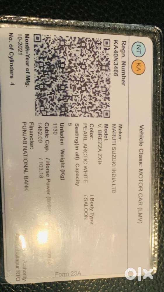 Maruti Suzuki Vitara Brezza 2021 Petrol Well Maintained