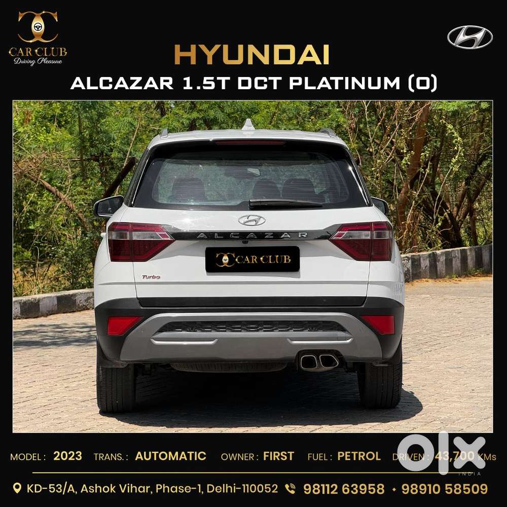 Hyundai Alcazar Platinum (o) 7 Str 1.5 Petrol Dct, 2023, Petrol