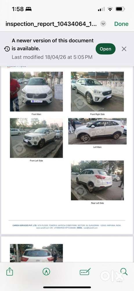 Hyundai Creta 2018 Diesel Good Condition