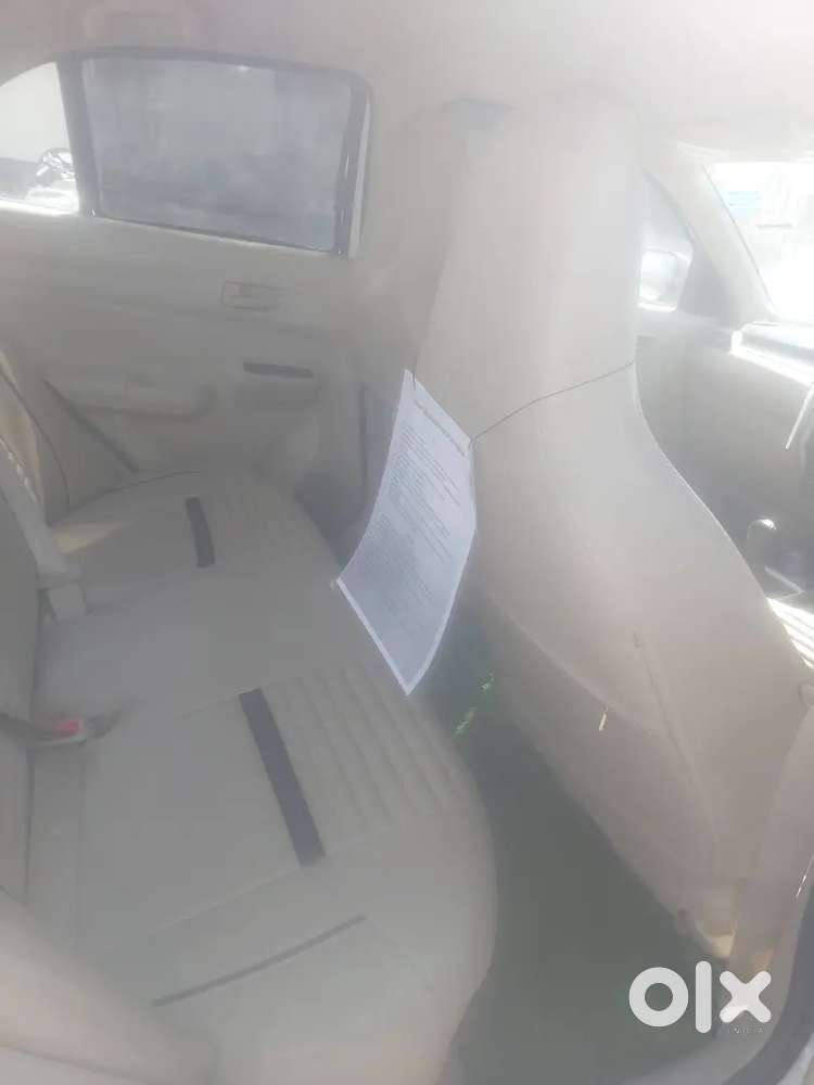 Swift Dzire White Color Petrol Cng