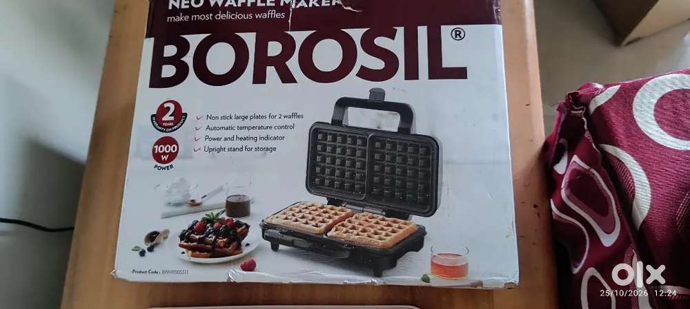 Borosil waffle maker