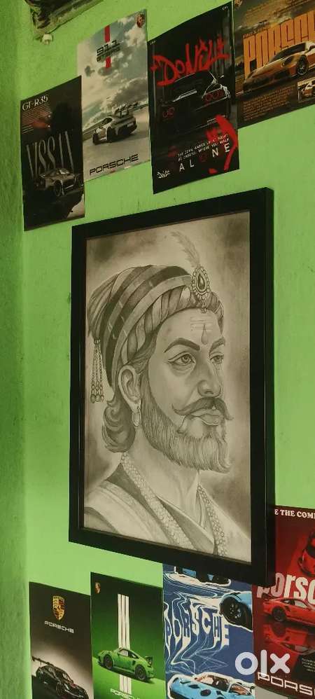 Srii Chestrapati Shivaji Maharaj Graphite skech