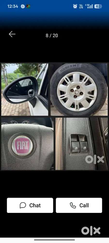 Fiat Grand Punto 2012 Petrol 50000 Km Driven