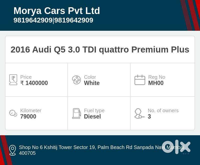 Audi Q5 2.0 30 Tdi Quattro Premium Plus, 2016, Diesel