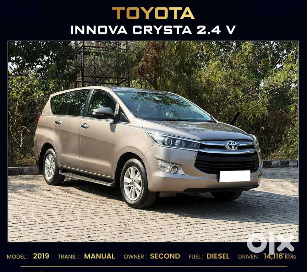 Toyota Innova Crysta 2.4 V 7 Str, 2019, Diesel