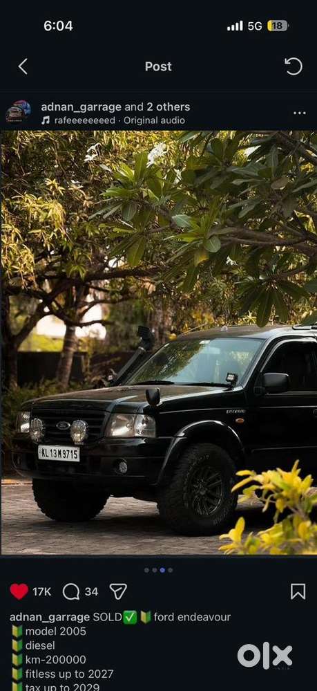 Ford Endeavour 2005 Diesel Well Maintained