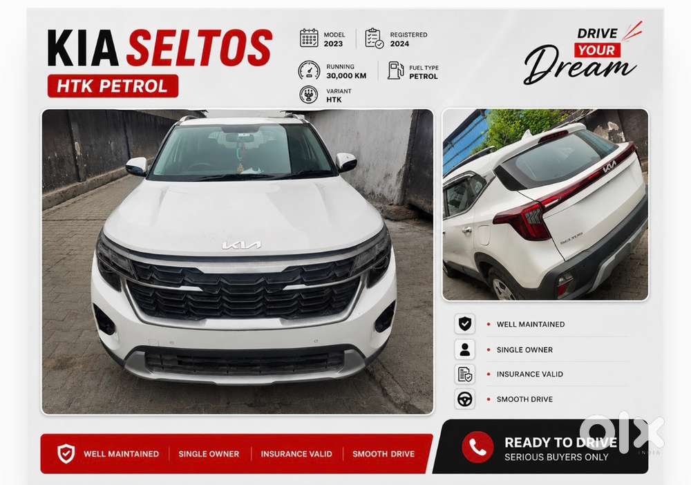 Kia Seltos 2023 Petrol Well Maintained