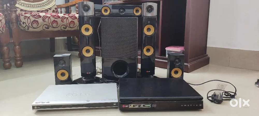 DVD players and speakers. LG