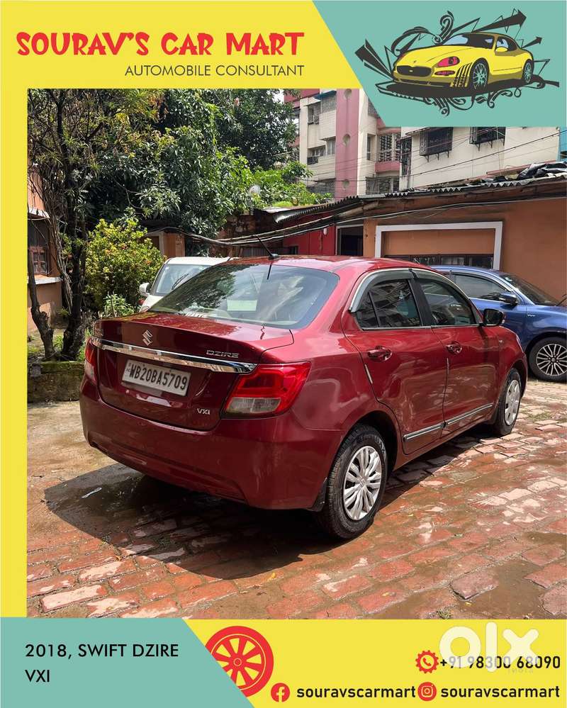 Maruti Suzuki Swift Dzire 1.2 Vxi Bsiv, 2018, Petrol