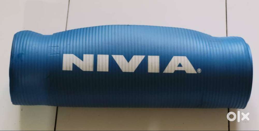 NIVIA Yoga Trekking Mat (10 mm Thickness) Gym Fitness