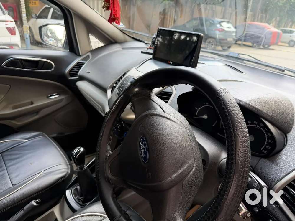Good Condition Black Ford Ecosport Cng Fiitted