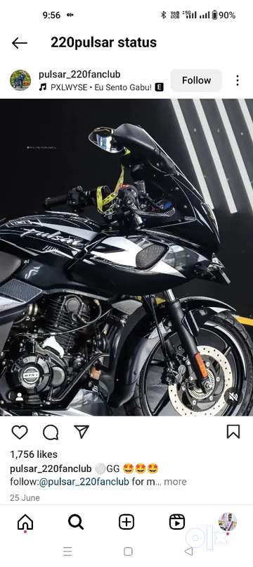 Pulsar 220 bs6 1 owner on cash urgent sell Motorcycles 1789821987