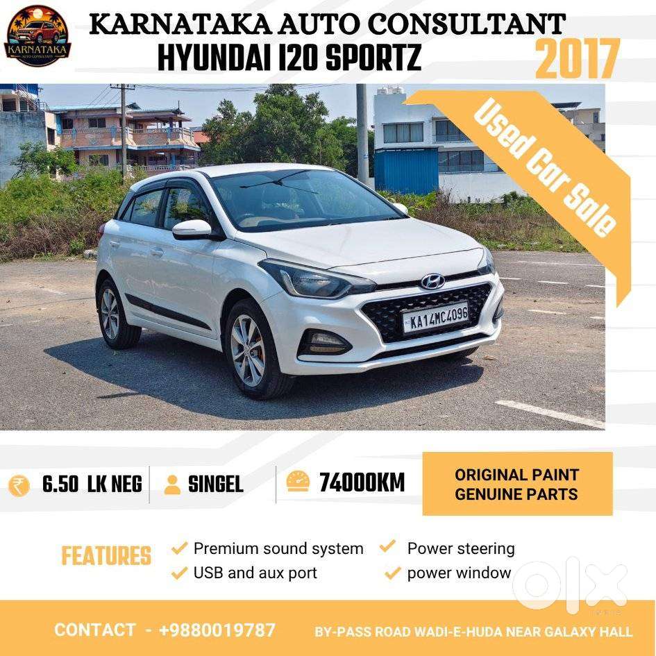 Hyundai I20 2015-2017 Sportz 1.2, 2017, Diesel